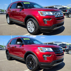 Trim Illusion - Gloss Black Tape-on Patented Grille Overlay 18-19 Ford Explorer Base/XLT/Limited 1 PC