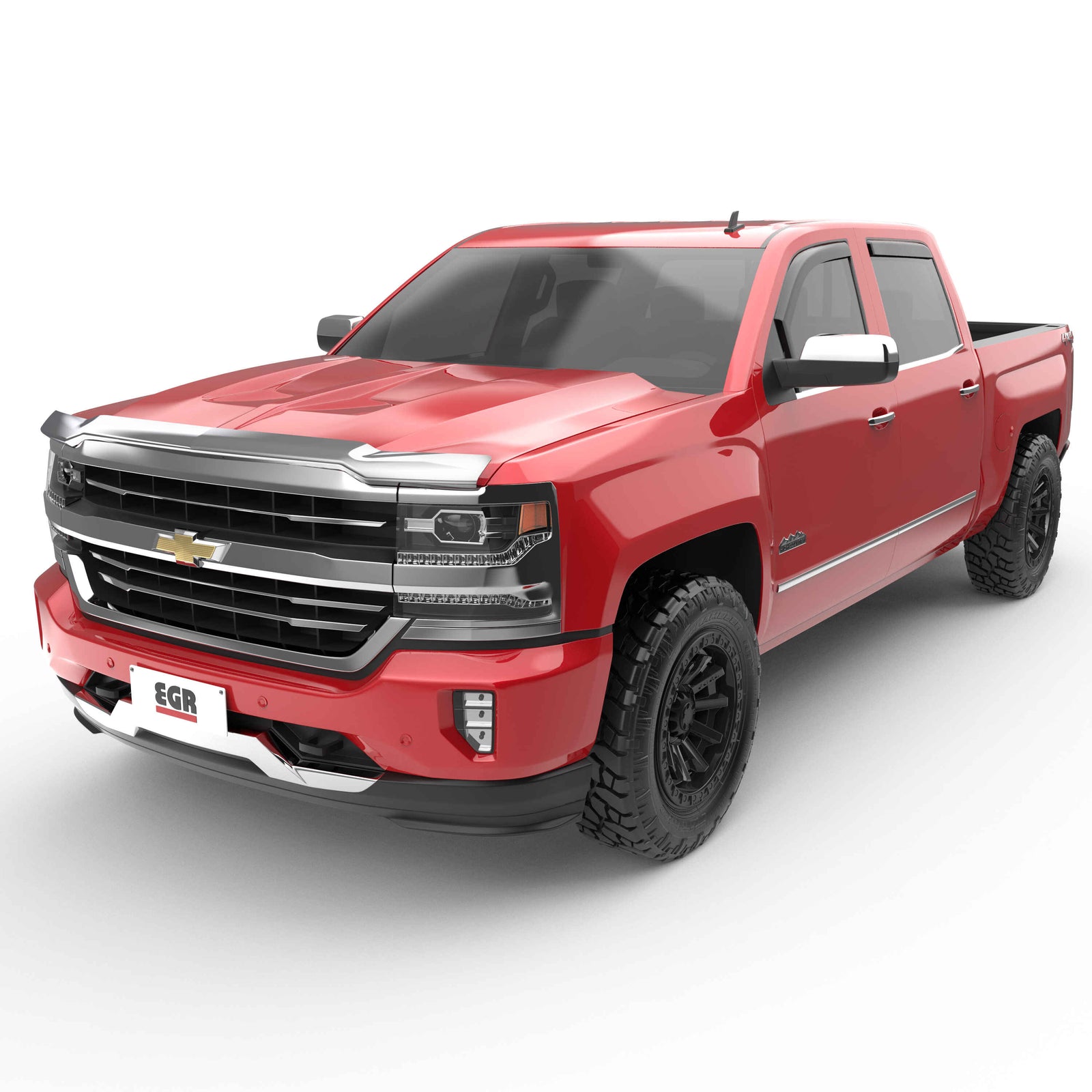 EGR Chrome Finish Superguard Hood Guard for Silverado 1500