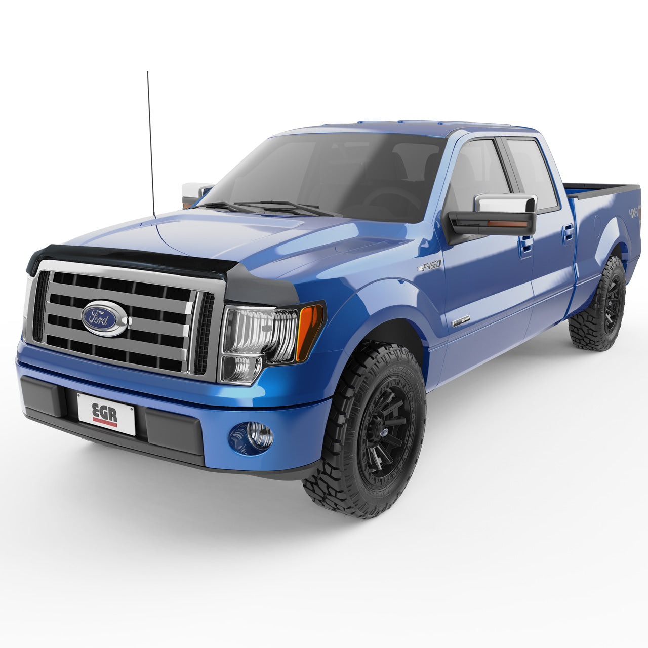 EGR Superguard Hood Guard Dark Smoke - 09-14 Ford F-150