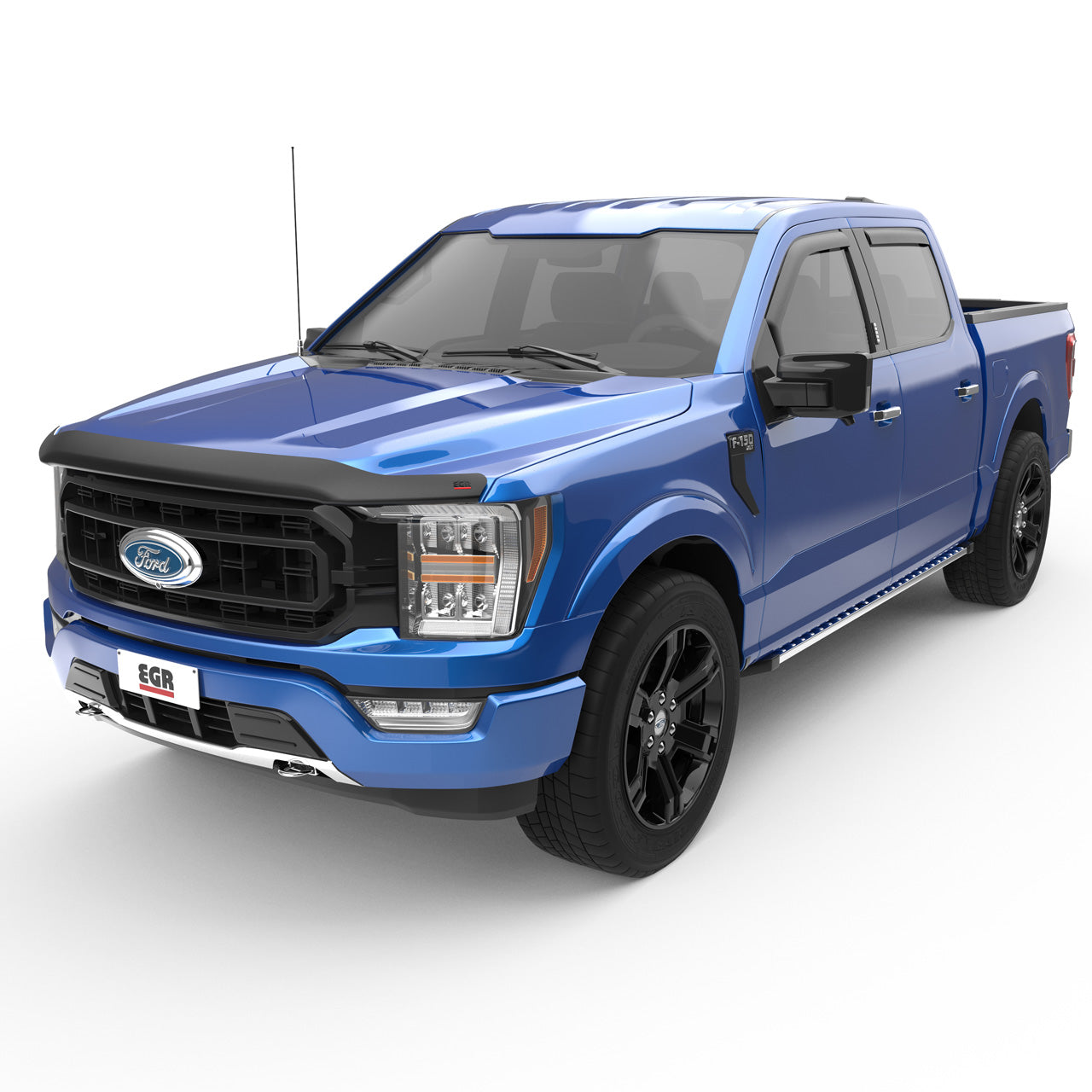 EGR Superguard Hood Guard Dark Smoke - 21+ Ford F-150