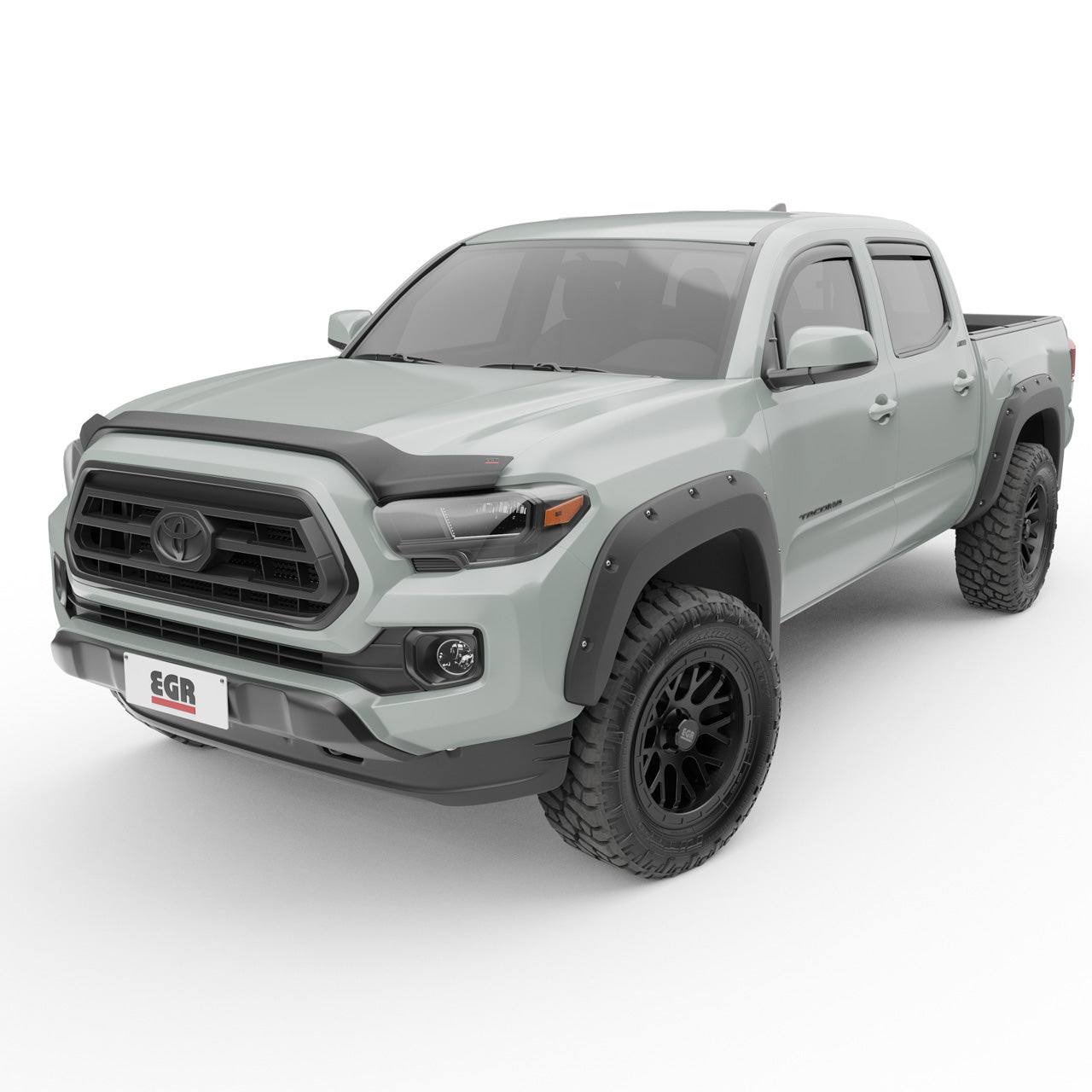 EGR Superguard Hood Guard Dark Smoke - 16+ Toyota Tacoma