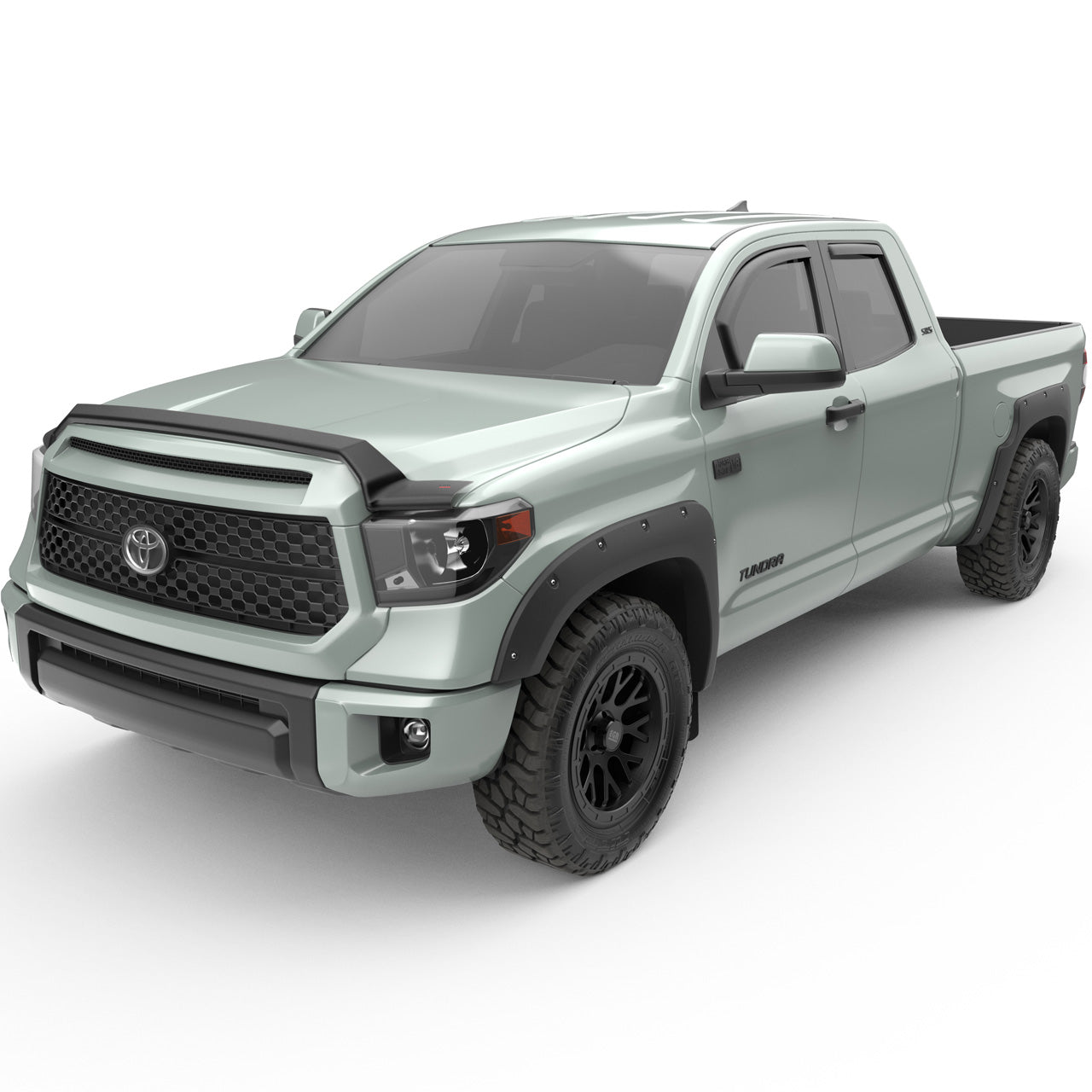 EGR Superguard Hood Guard Matte Black - 14-21 Toyota Tundra