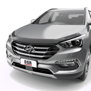 EGR Superguard Hood Guard Dark Smoke - 13-18 Hyundai Santa Fe