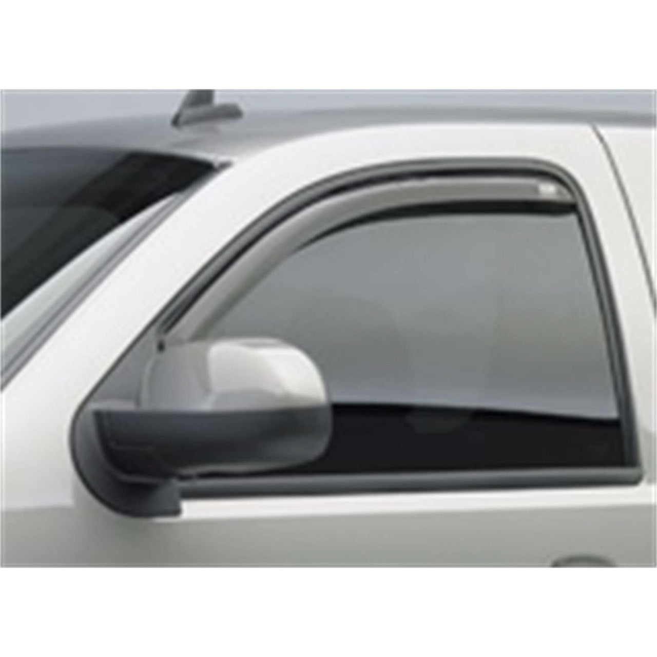 EGR In-channel Window Visors - Front Pair ONLY Dark Smoke - 07-14 Chevrolet GMC Avalanche Chevrolet Silverado Sierra 2500HD & 3500HD Suburban Tahoe Denali Yukon