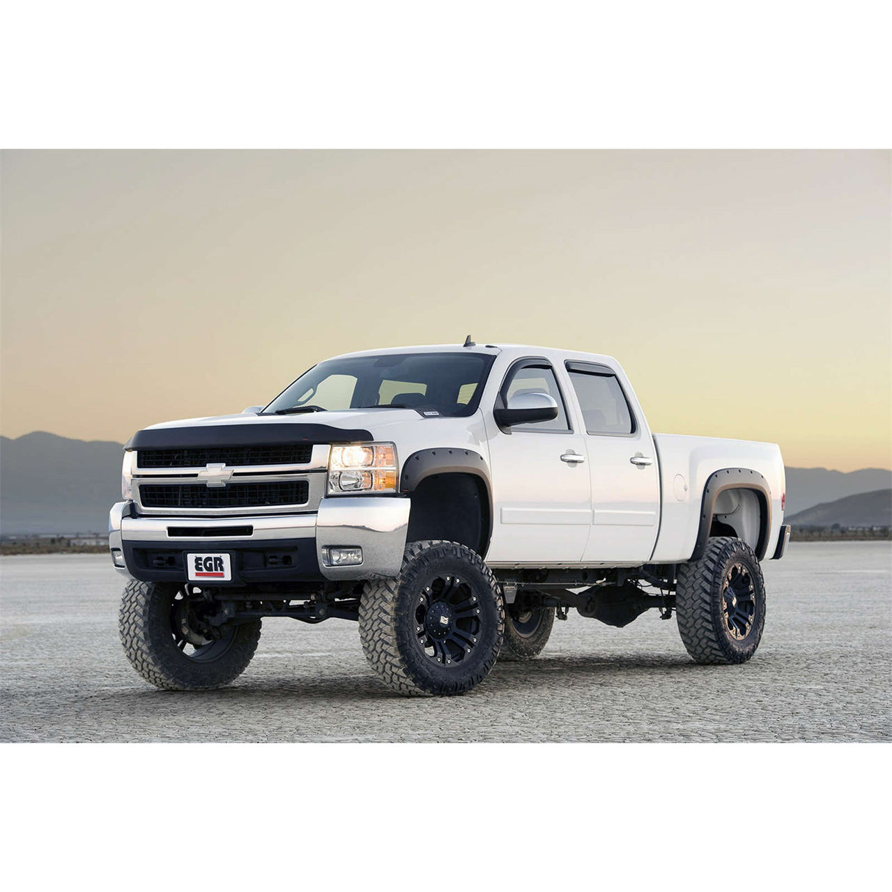 Premium Series Blk Bolt On Fender Flares for 07-14 Chevy FS Trucks