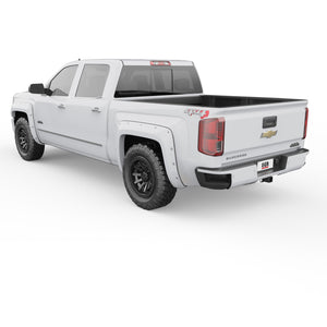 EGR Traditional Bolt-on look Fender Flares - 14-18 Chevrolet Silverado 1500 Short Box Only Painted to Code Summit White set of 4