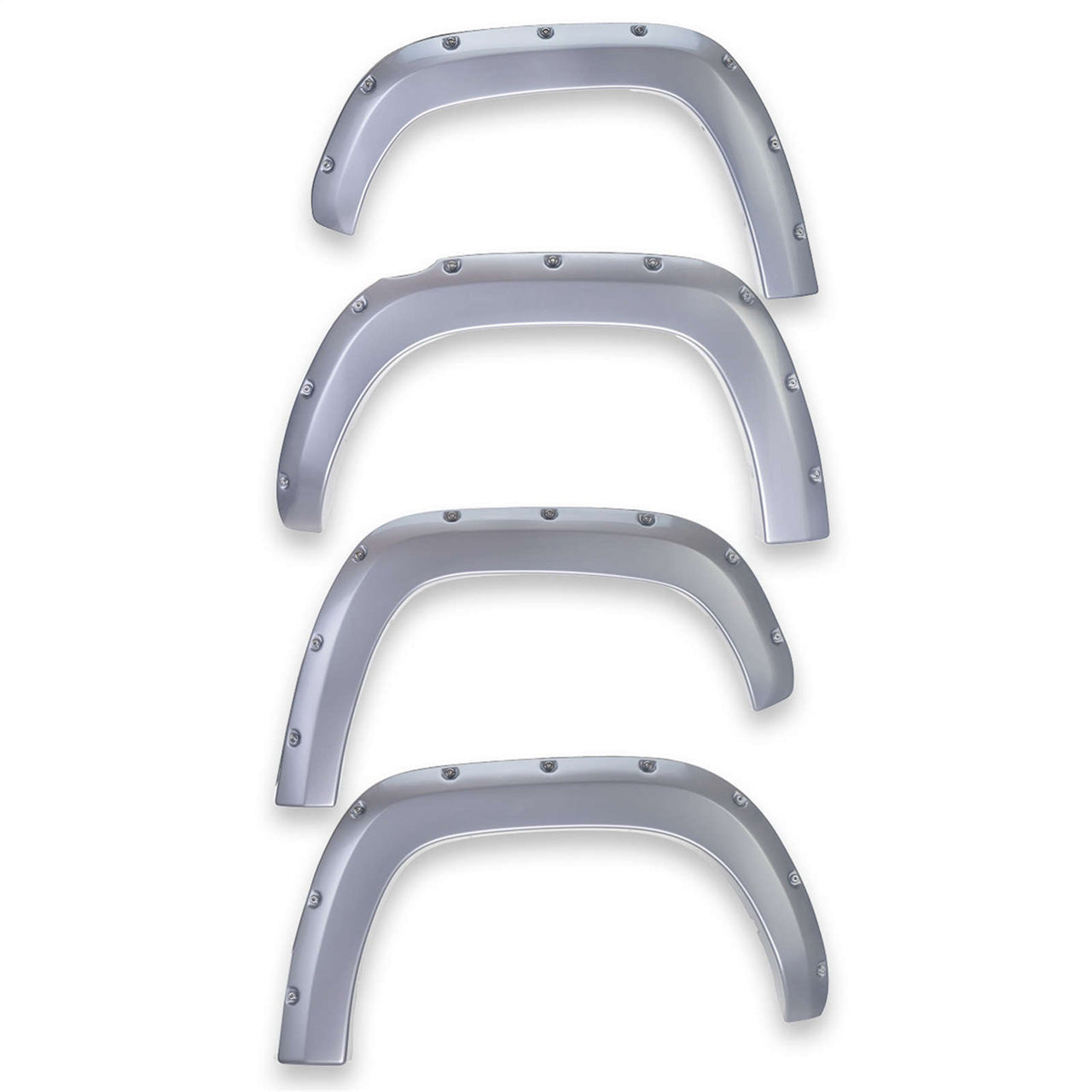 EGR Traditional Bolt-on look Fender Flares - 15-19 GMC Sierra 2500HD & 3500HD Painted to Code Silver Metallic set of 4