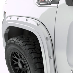 EGR Traditional Bolt-on look Fender Flares - 19-23 GMC Sierra 1500 Painted to Code Summit White set of 4