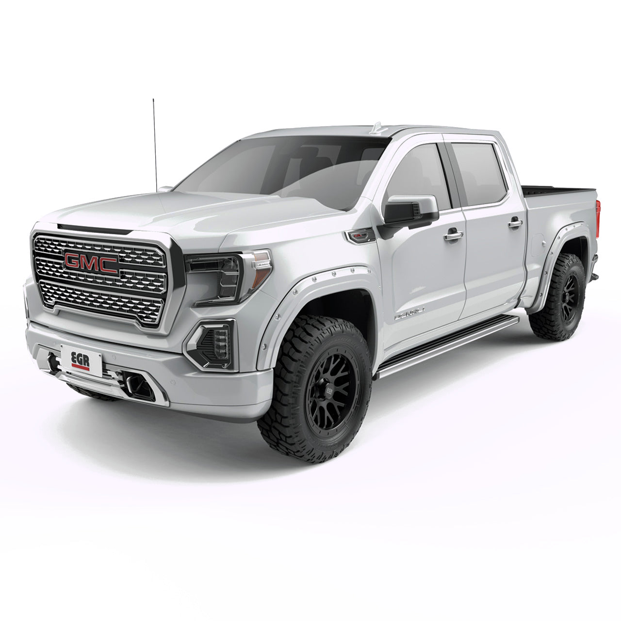 EGR Traditional Bolt-on look Fender Flares - 19-23 GMC Sierra 1500 Painted to Code Summit White set of 4
