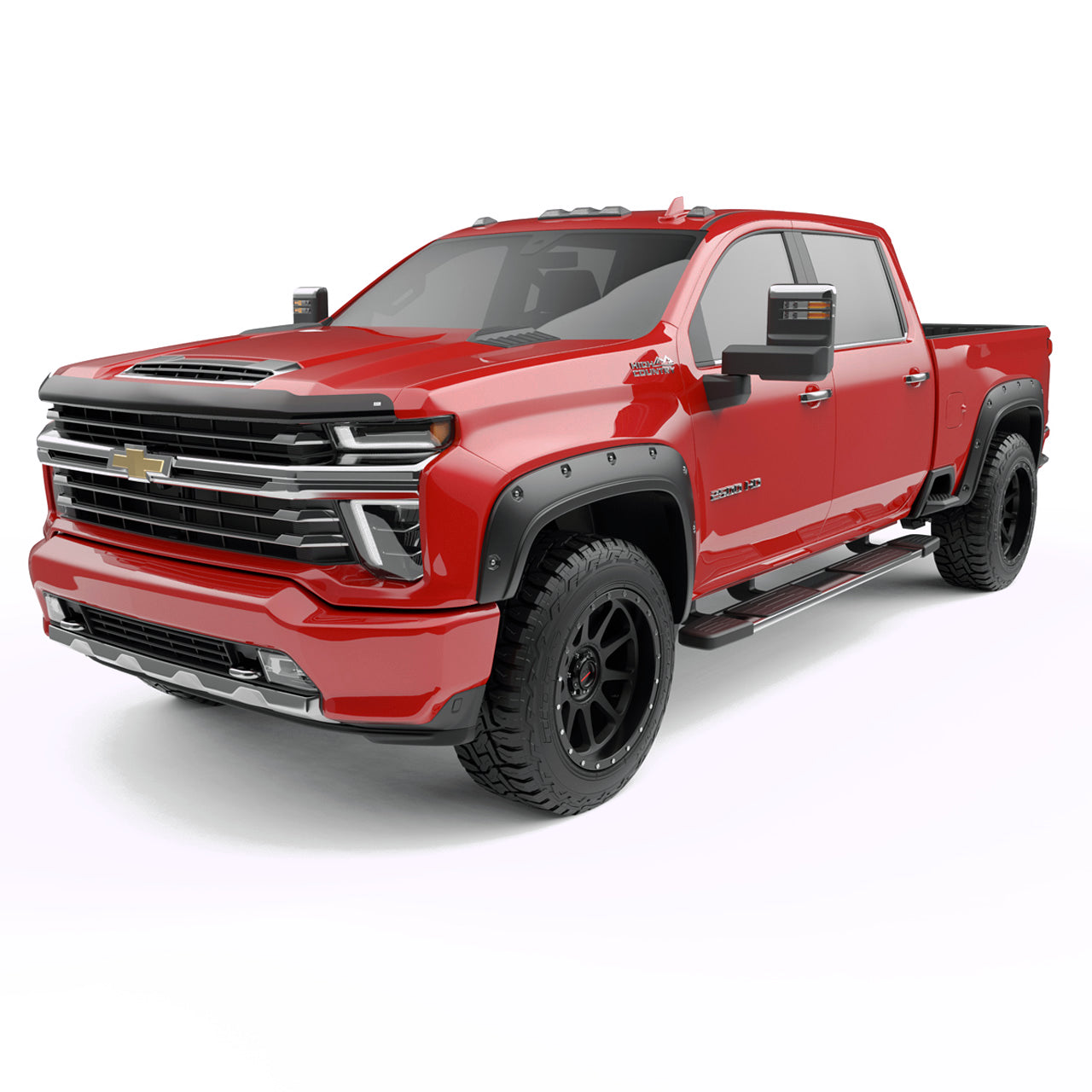 Premium Series S/S Bolt On Fender Flares for 20-25 Silverado HD