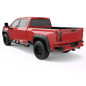 EGR Traditional Bolt-on look Fender Flares with Black-out Bolt Kit - 20-23 Chevrolet Silverado 2500HD & 3500HD set of 4