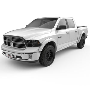 EGR Traditional Bolt-on look Fender Flares - 09-18 Ram 1500 Painted to Code Bright White set of 4