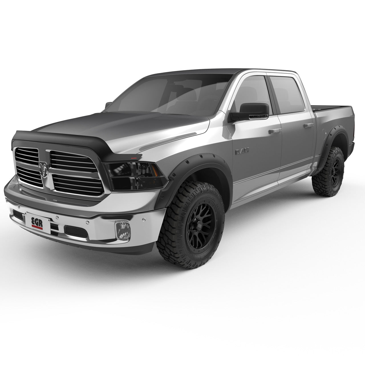 Premium Series Blk Bolt On Fender Flares for 09-24 Ram 1500DS