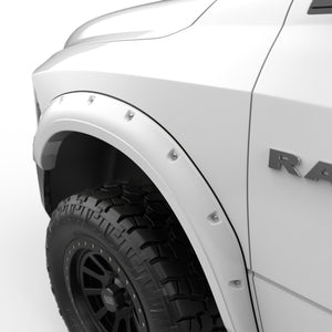EGR Traditional Bolt-on look Fender Flares - 11-18 Ram 2500 & 3500 2010 Dodge Ram 2500 & 3500 Painted to Code Bright White set of 4