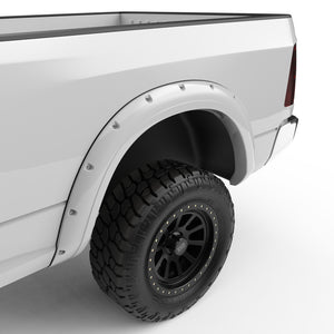 EGR Traditional Bolt-on look Fender Flares - 11-18 Ram 2500 & 3500 2010 Dodge Ram 2500 & 3500 Painted to Code Bright White set of 4
