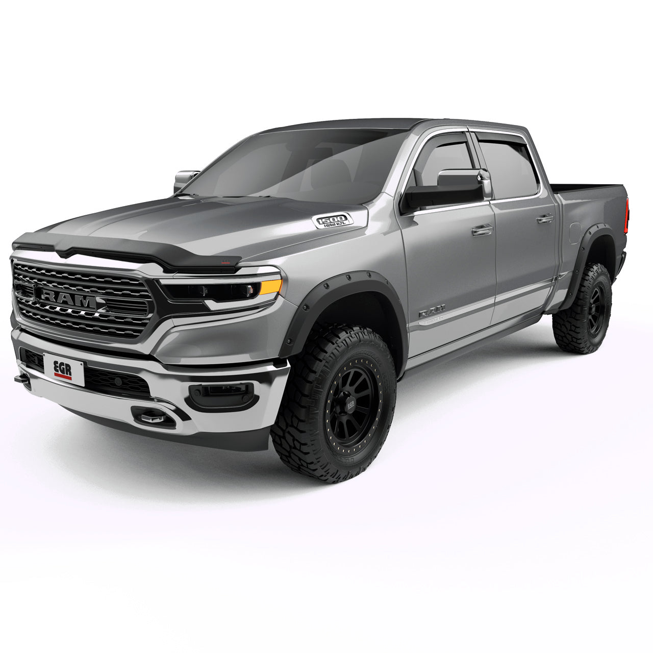EGR Traditional Bolt-on look Fender Flares with Black-out Bolt Kit - 19-23 Ram 1500 non-Rebel non-TRX set of 4