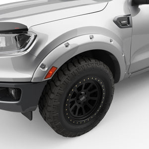 EGR Traditional Bolt-on look Fender Flares - 19-22 Ford Ranger Painted to Code Ingot Silver set of 4