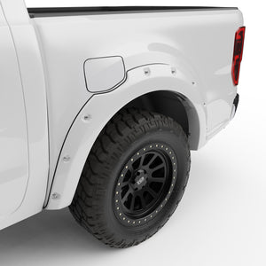 EGR Traditional Bolt-on look Fender Flares - 19-22 Ford Ranger Painted to Code Oxford White set of 4