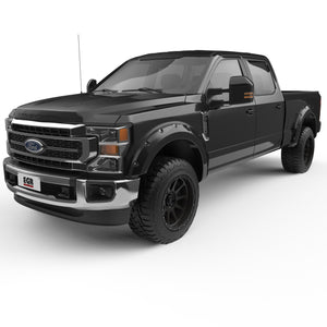 EGR Traditional Bolt-on look Fender Flares - 11-16 Ford F-250 & F-350 Super Duty Painted to Code Black set of 4
