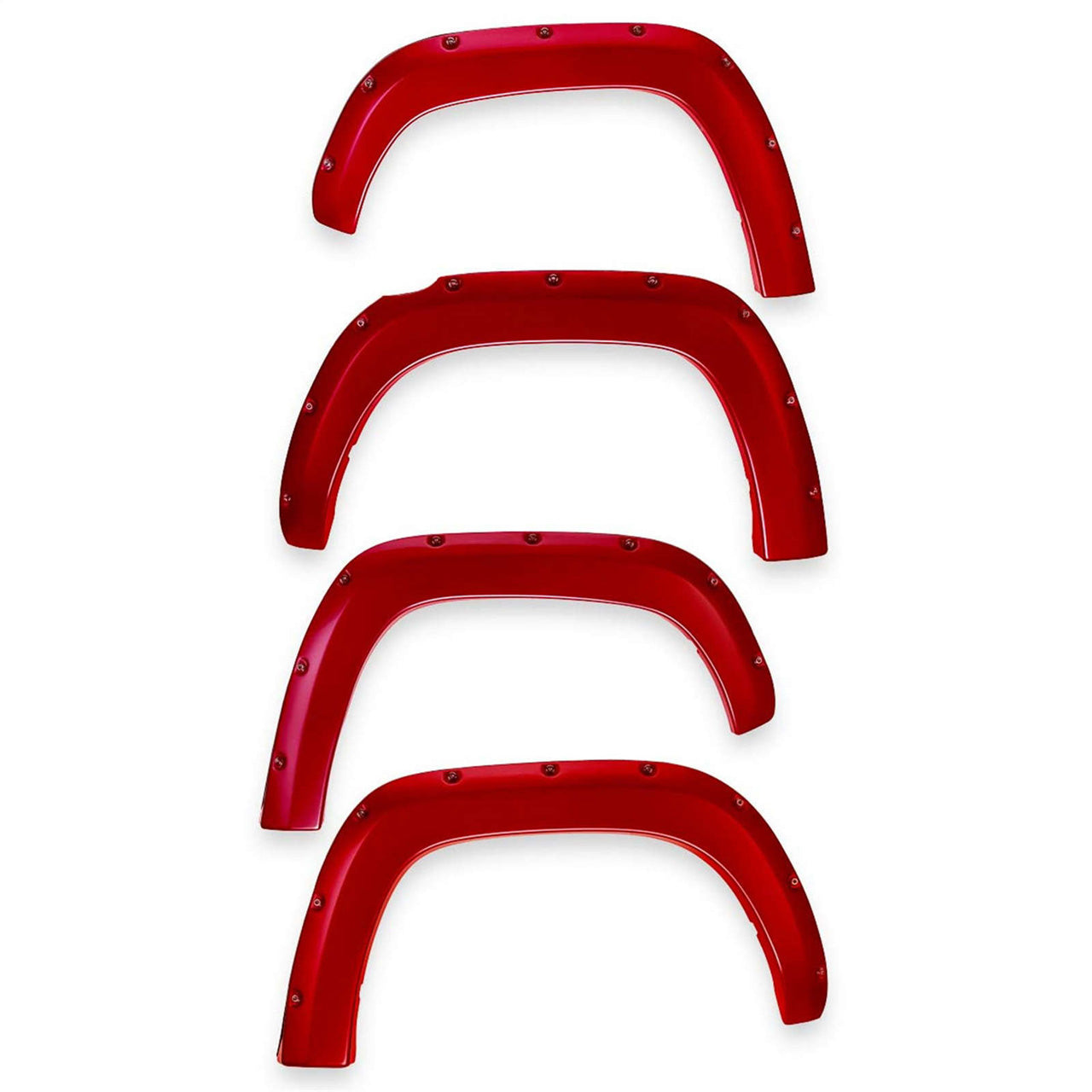 EGR Traditional Bolt-on look Fender Flares - 11-16 Ford F-250 & F-350 Super Duty  Painted to Code Race Red set of 4