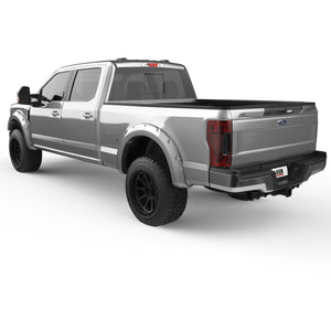 EGR Traditional Bolt-on look Fender Flares - 11-16 Ford F-250 & F-350 Super Duty  Painted to Code Ingot Silver set of 4