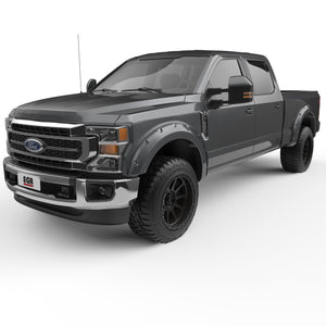 EGR Traditional Bolt-on look Fender Flares - 17-22 Ford F-250 & F-350 Super Duty Painted to Code Magnetic set of 4