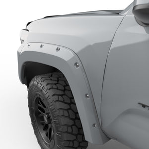 EGR Traditional Bolt-on look Fender Flares - 16-23 Toyota Tacoma Paint to Code Grey set of 4