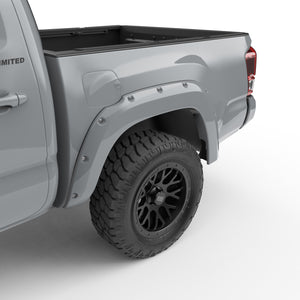 EGR Traditional Bolt-on look Fender Flares - 16-23 Toyota Tacoma Paint to Code Grey set of 4