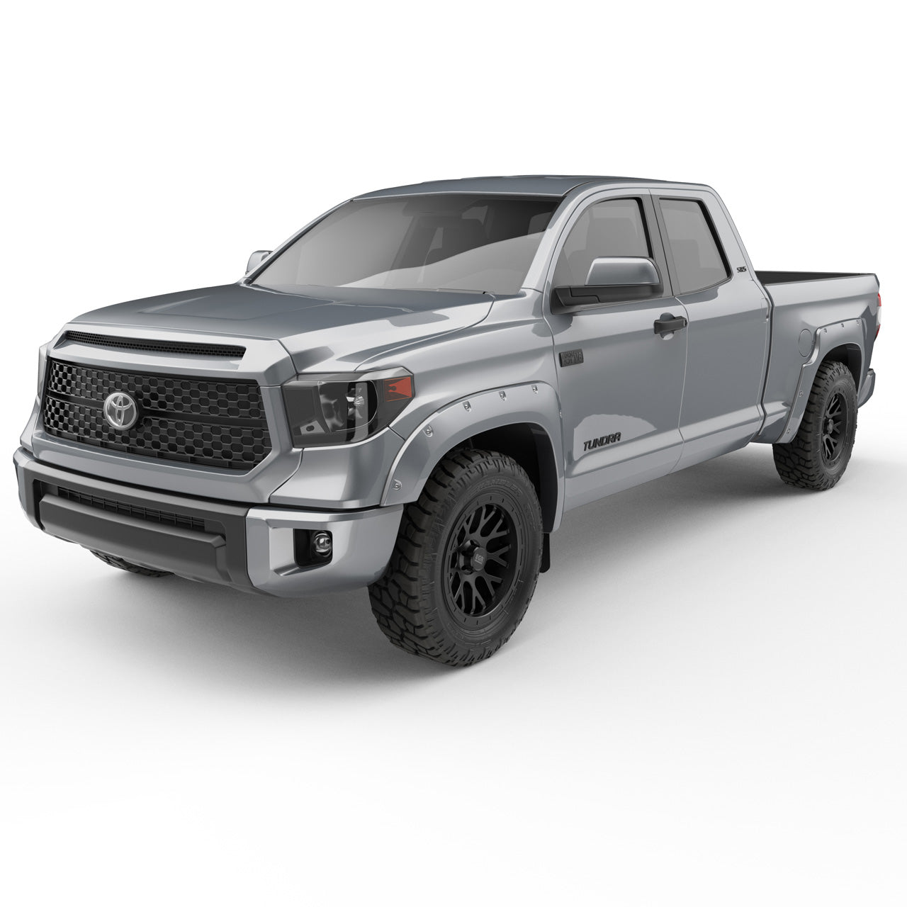 EGR Traditional Bolt-on look Fender Flares - 14-21 Toyota Tundra  Painted to Code Silver set of 4