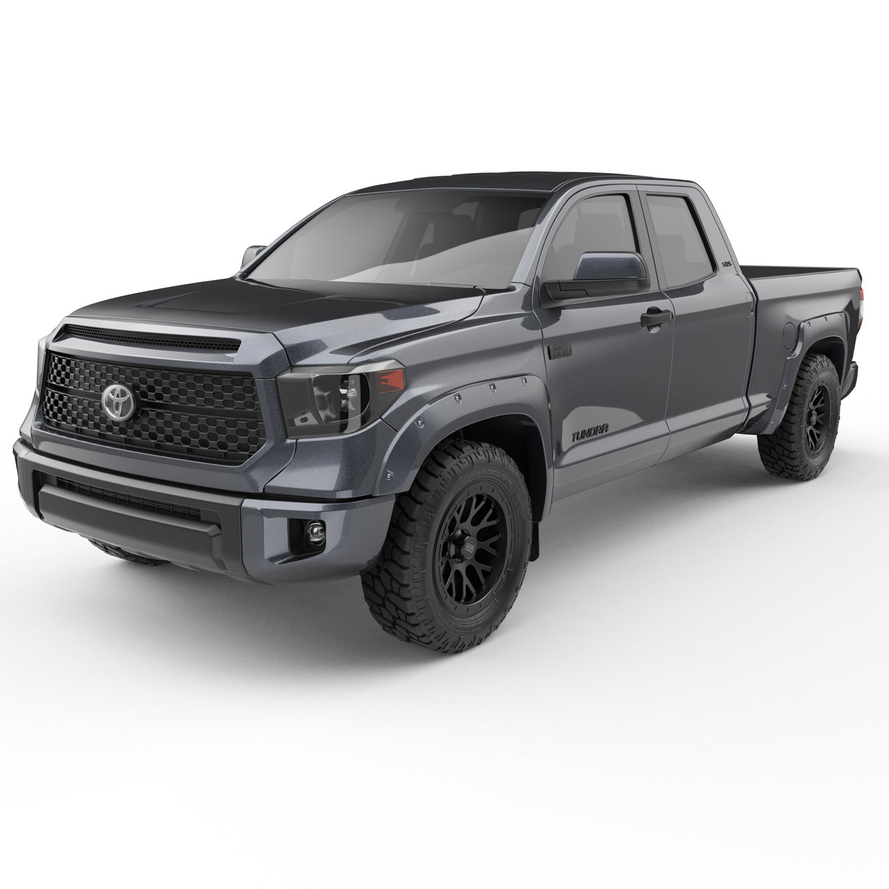 EGR Traditional Bolt-on look Fender Flares - 14-21 Toyota Tundra Painted to Code Magnetic Gray set of 4