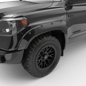 EGR Traditional Bolt-on look Fender Flares - 16-23 Toyota Tacoma Paint to Code Black set of 4