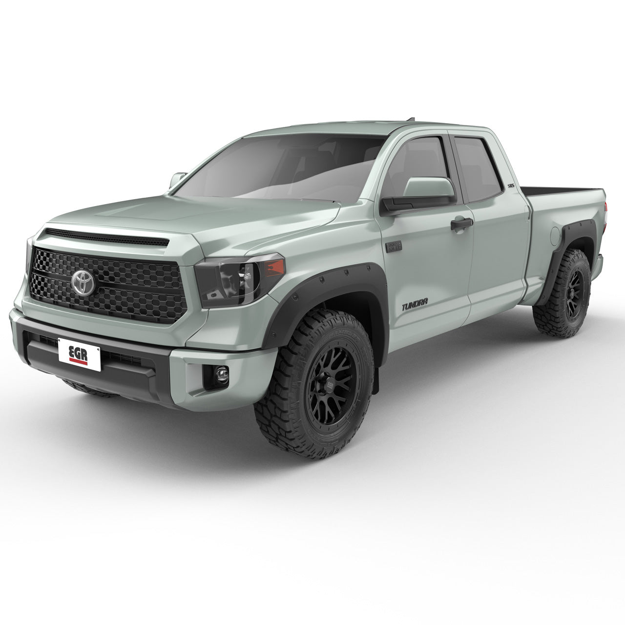 EGR Traditional Bolt-on look Fender Flares with Black-out Bolt Kit - 14-21 Toyota Tundra set of 4