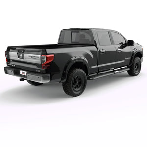 EGR Traditional Bolt-on look Fender Flares - 16-23 Nissan Titan PRO4X /XD Painted to Code Black set of 4