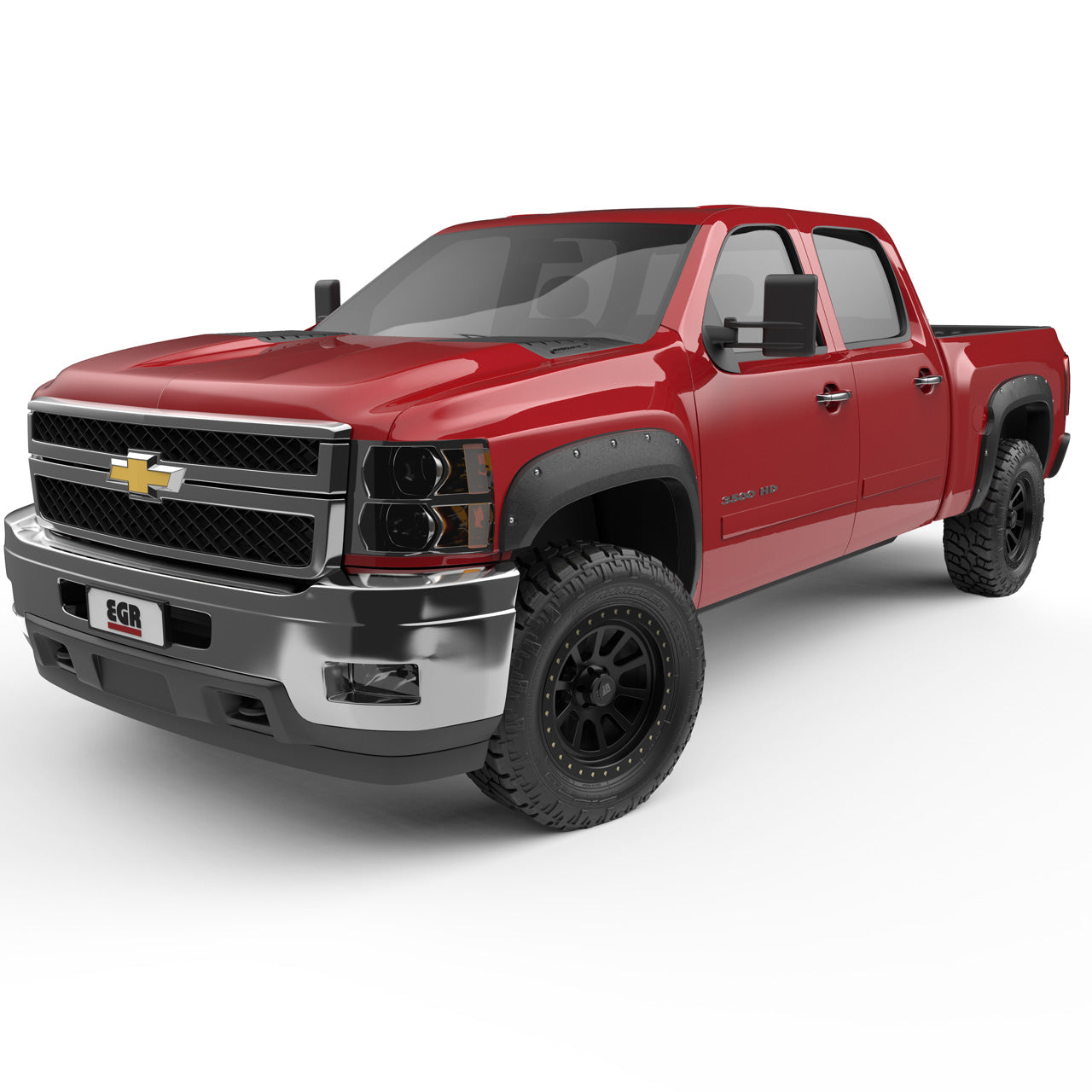 EGR Baseline Bolt Style Fender Flares - 07-13 Chevrolet Silverado 1500 Short Box Only set of 4
