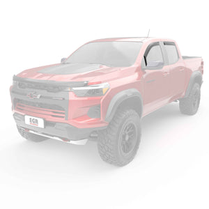 EGR 4pc Smoke Finish In-channel Window Visors for Colorado|Canyon