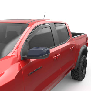 EGR 4pc Smoke Finish In-channel Window Visors for Colorado|Canyon