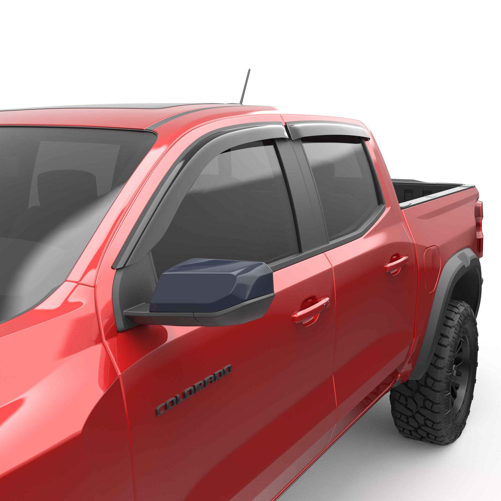 EGR 4pc Matte Finish Tape-on Window Visors for Colorado|Canyon