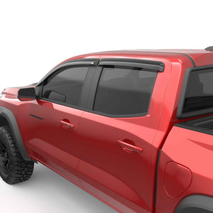 EGR 4pc Smoke Finish Tape-on Window Visors for Colorado|Canyon