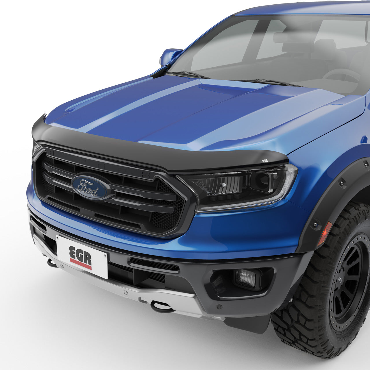 EGR Superguard Hood Guard Dark Smoke - 19+ Ford Ranger