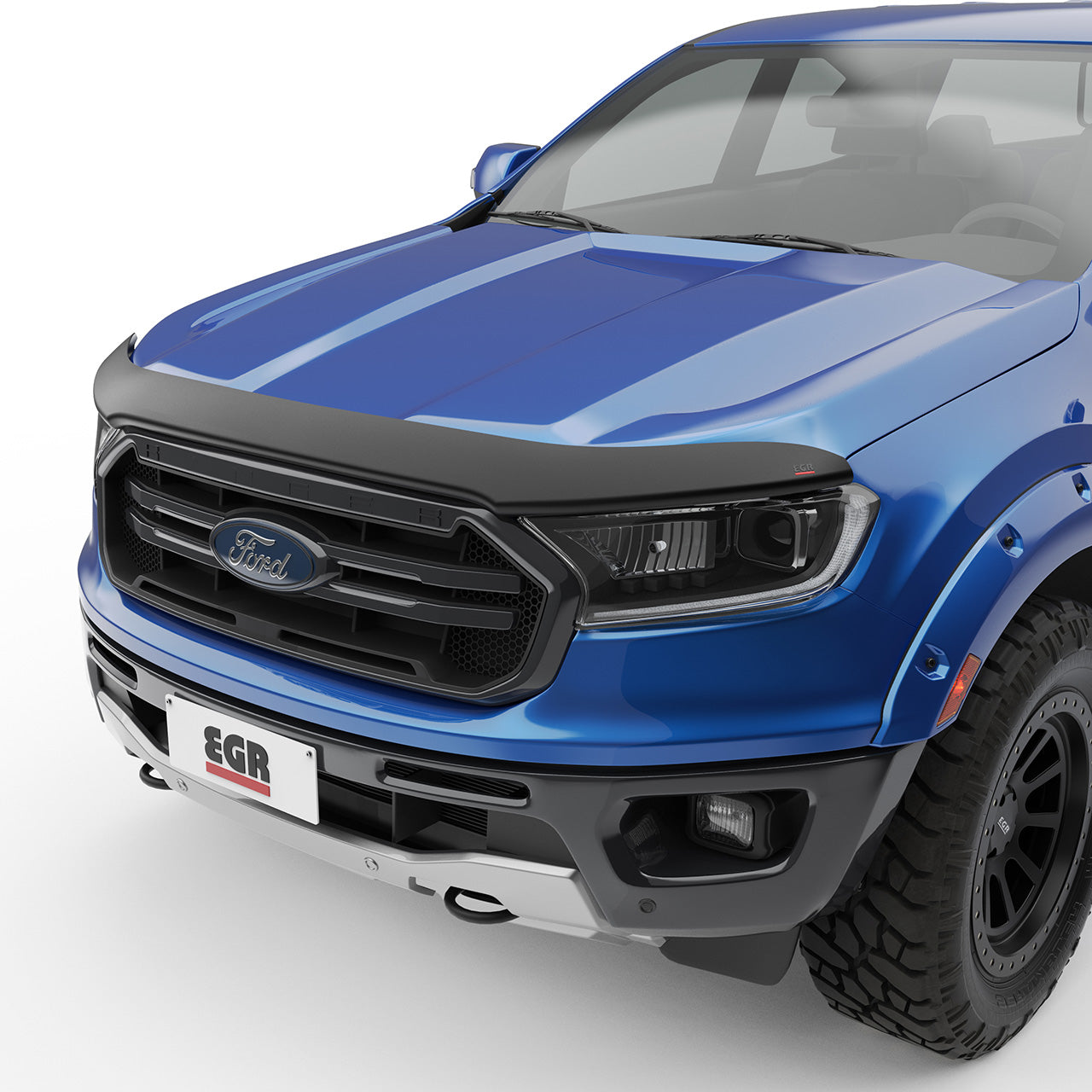 EGR Superguard Hood Guard Matte Black - 19+ Ford Ranger