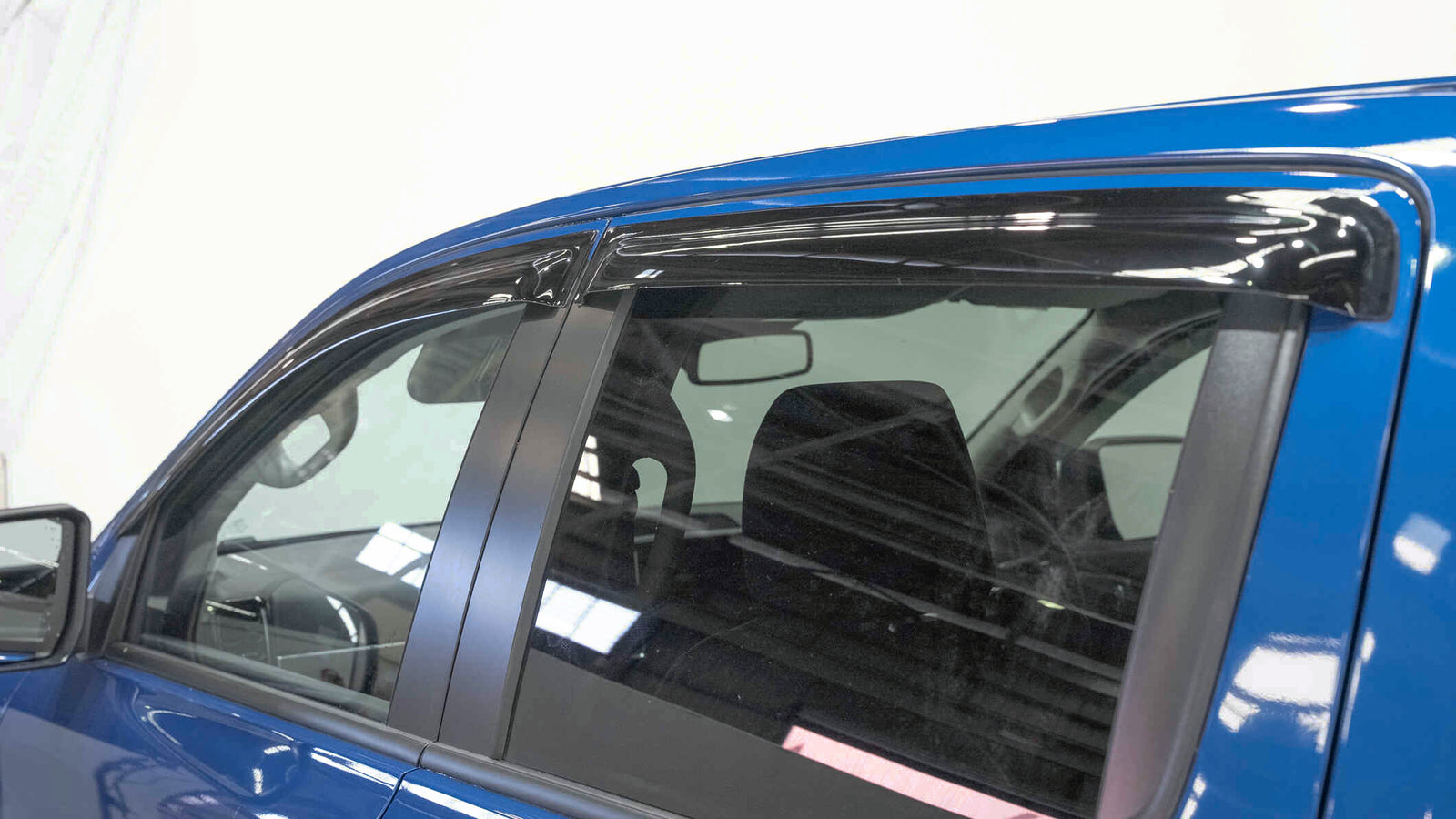 EGR 4pc Smoke Finish Tape-on Window Visors for Ranger
