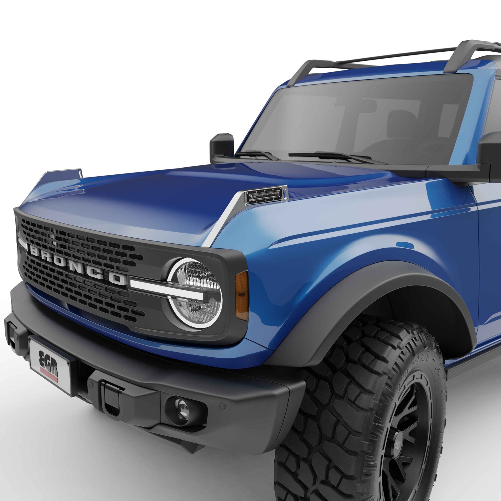 EGR Silver Billet Aluminum VSL Side Light for Bronco