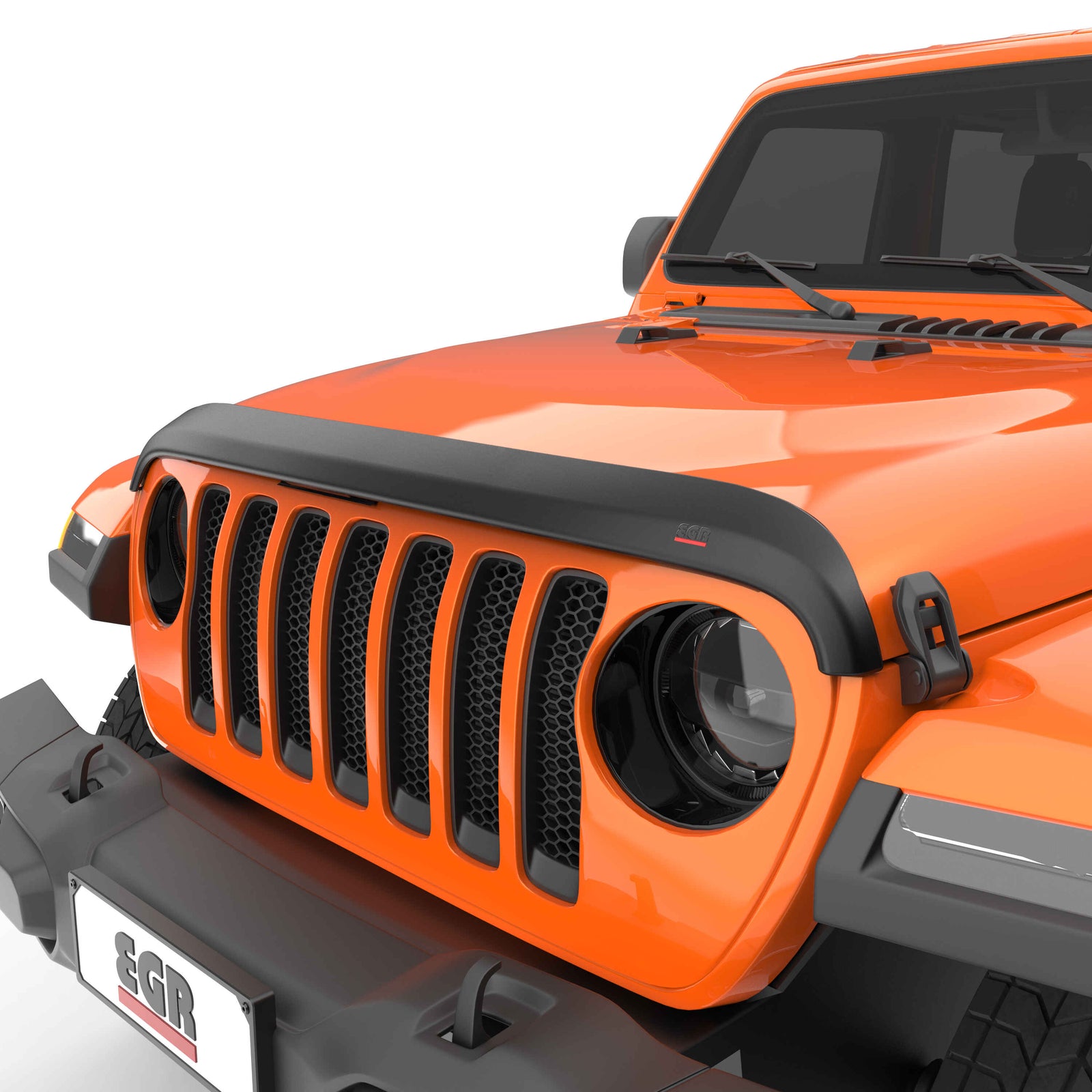 EGR Matte Finish Superguard Hood Guard for Gladiator JT/Wrangler JL