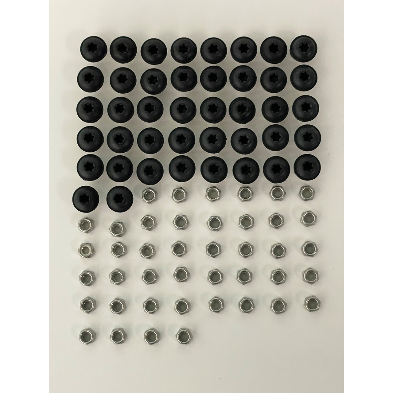 Replacement Bolt Kit - Black PC for Rugged Fender Flares