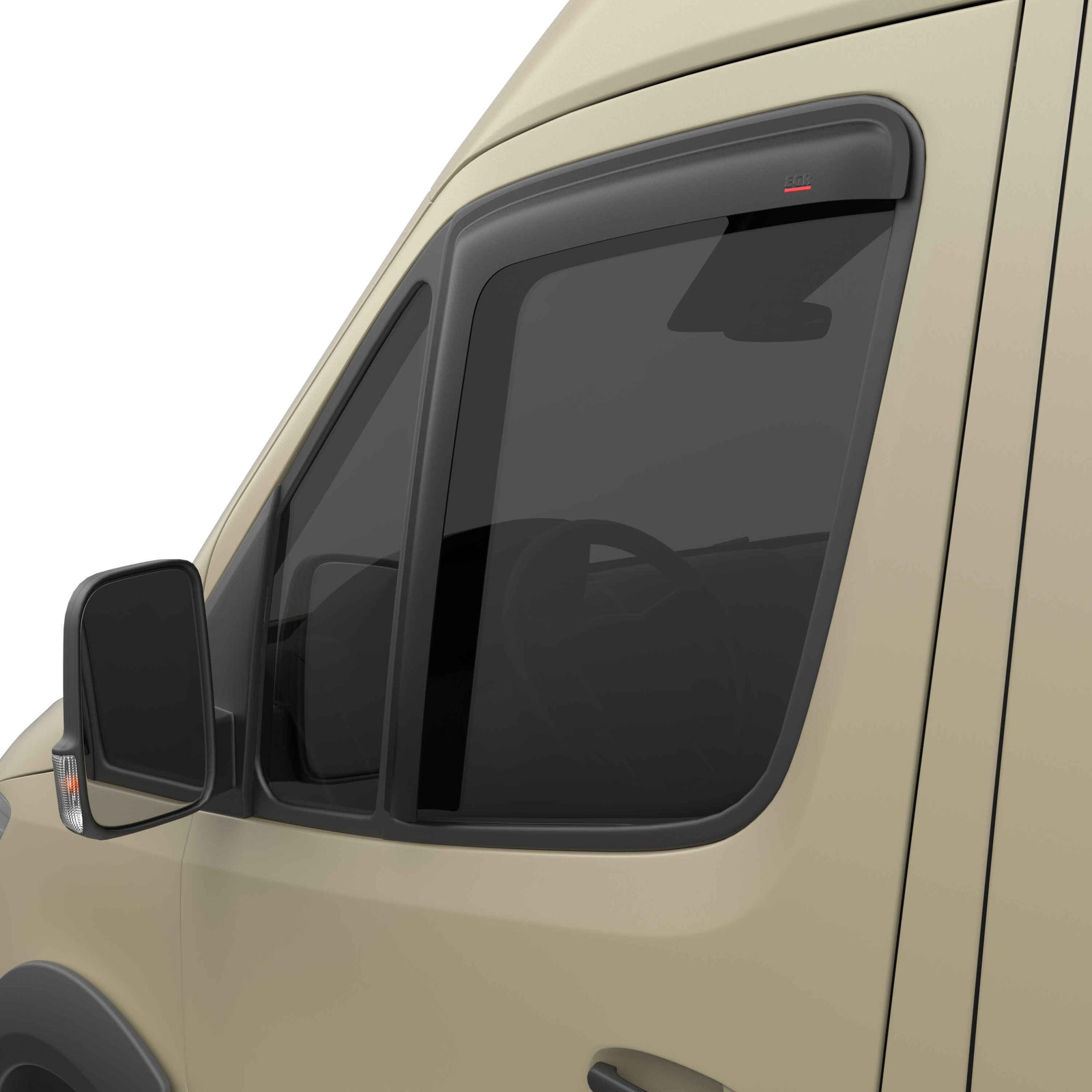 EGR 2pc Smoke Finish Tape-on Window Visors for Sprinter Van/eSprinter Van