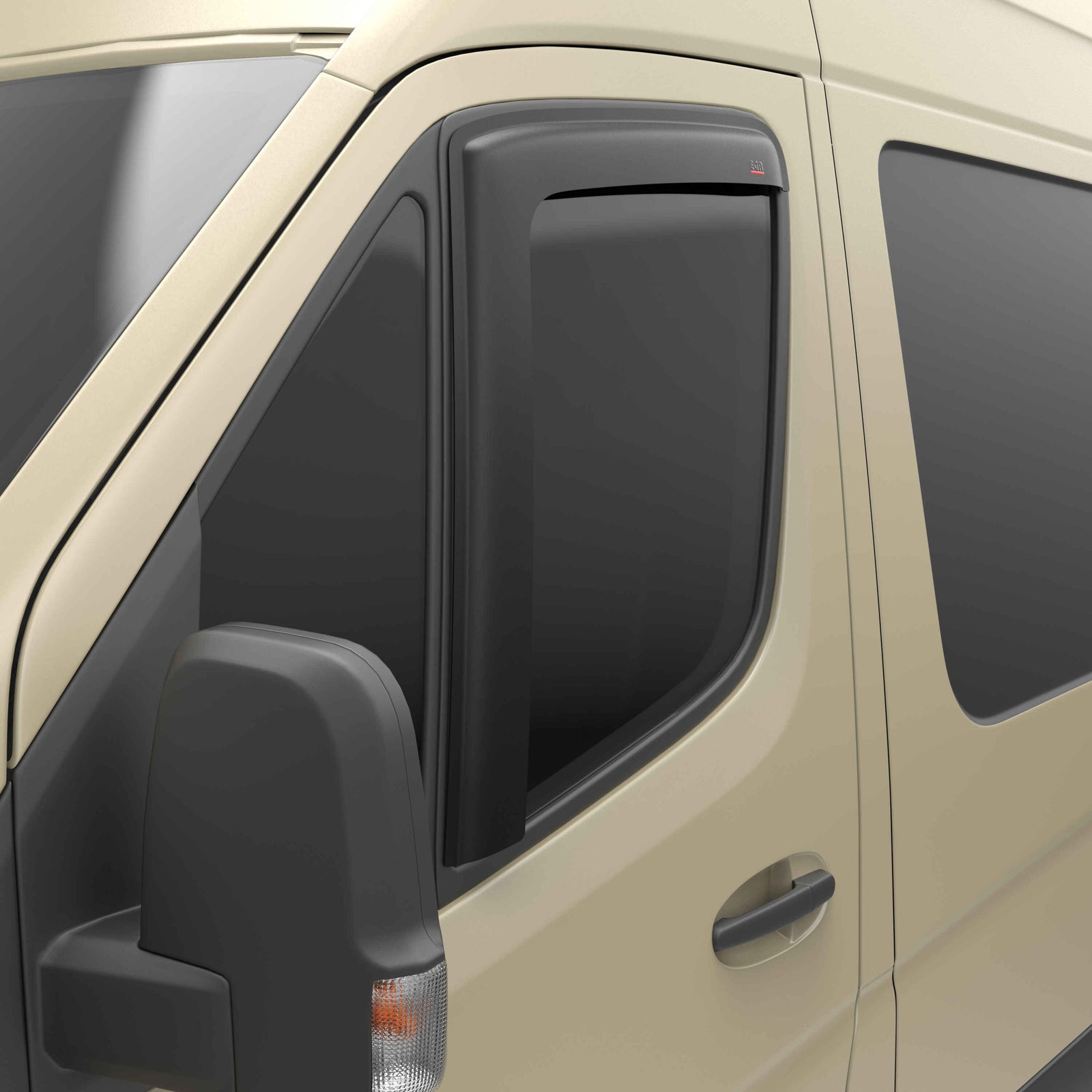 EGR 2pc Matte Finish Tape-on Window Visors for Sprinter Van/eSprinter Van
