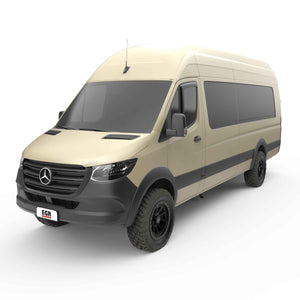 EGR 2pc Smoke Finish Tape-on Window Visors for Sprinter Van/eSprinter Van