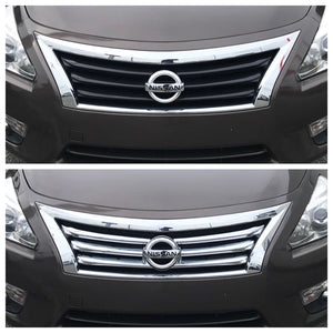 Trim Illusion - Chrome Tape-on Patented Grille Overlay 13-15 Nissan Altima 4DR Model Only 1 PC