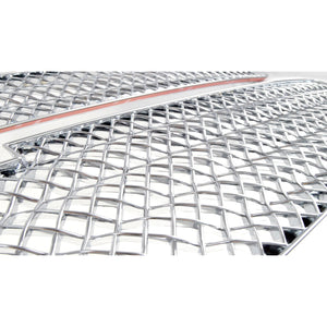 Trim Illusion - Mesh Chrome Tape-on Patented Grille Overlay 15-20 Chevrolet Tahoe/Suburban Does not fit LTZ 2 PCS