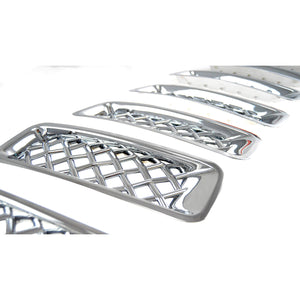 Trim Illusion - Chrome Tape-on Patented Grille Overlay 11-17 Jeep Patriot 7 PCS